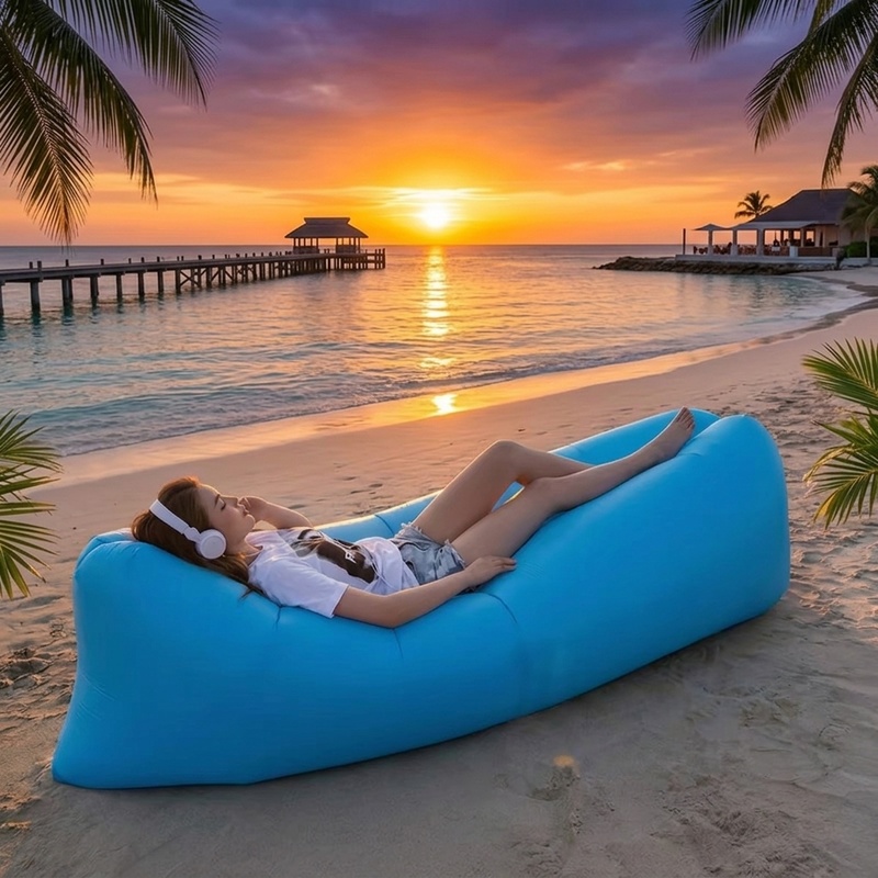 Outdoor Furniture Costco - Draagbare opblaasbare luchtbank, snel opblaasbare waterdichte