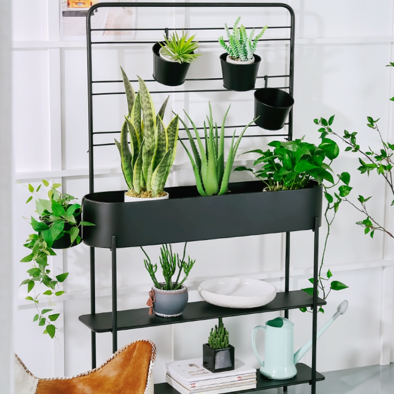 Outdoor Furniture Green - Bestverkochte moderne ijzeren plantenrek voor buiten,