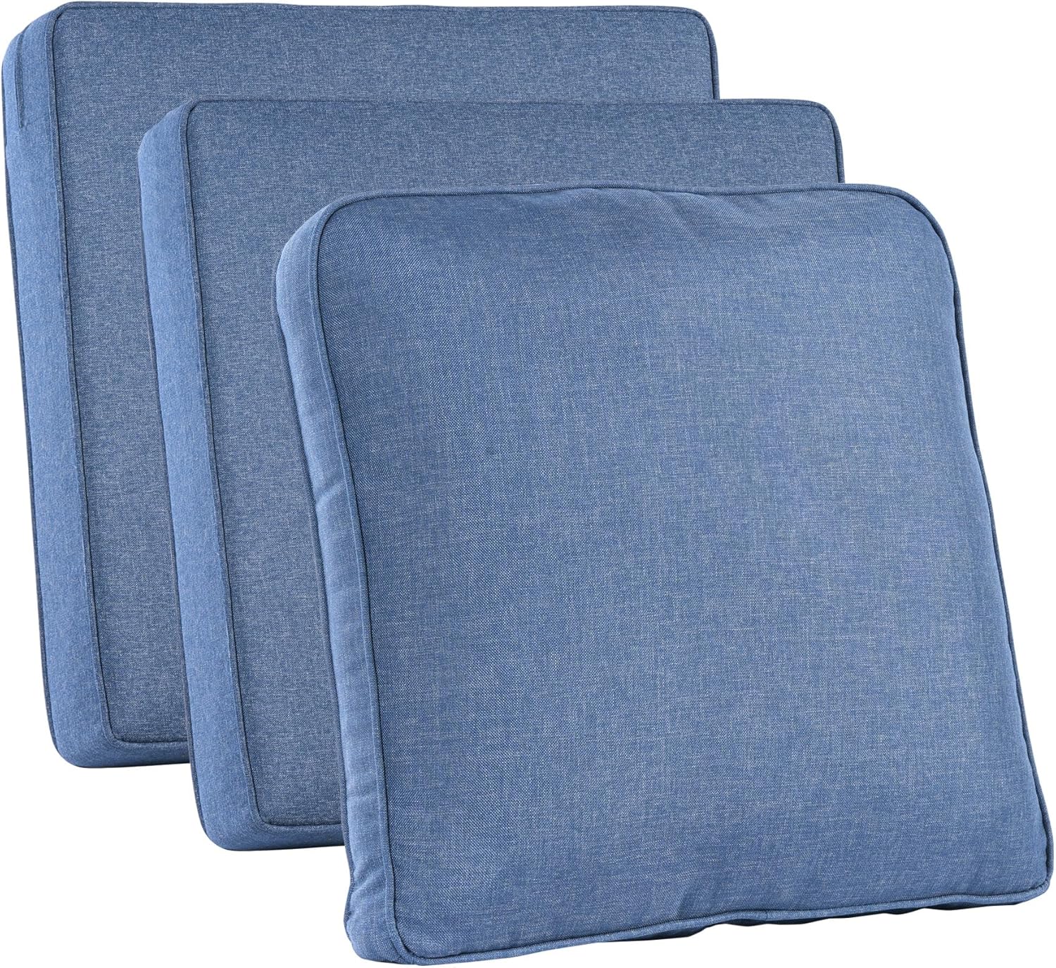 Outdoor Furniture Fabric - Kussenhoezen voor buitenmeubilair, denimblauw, waterdicht met