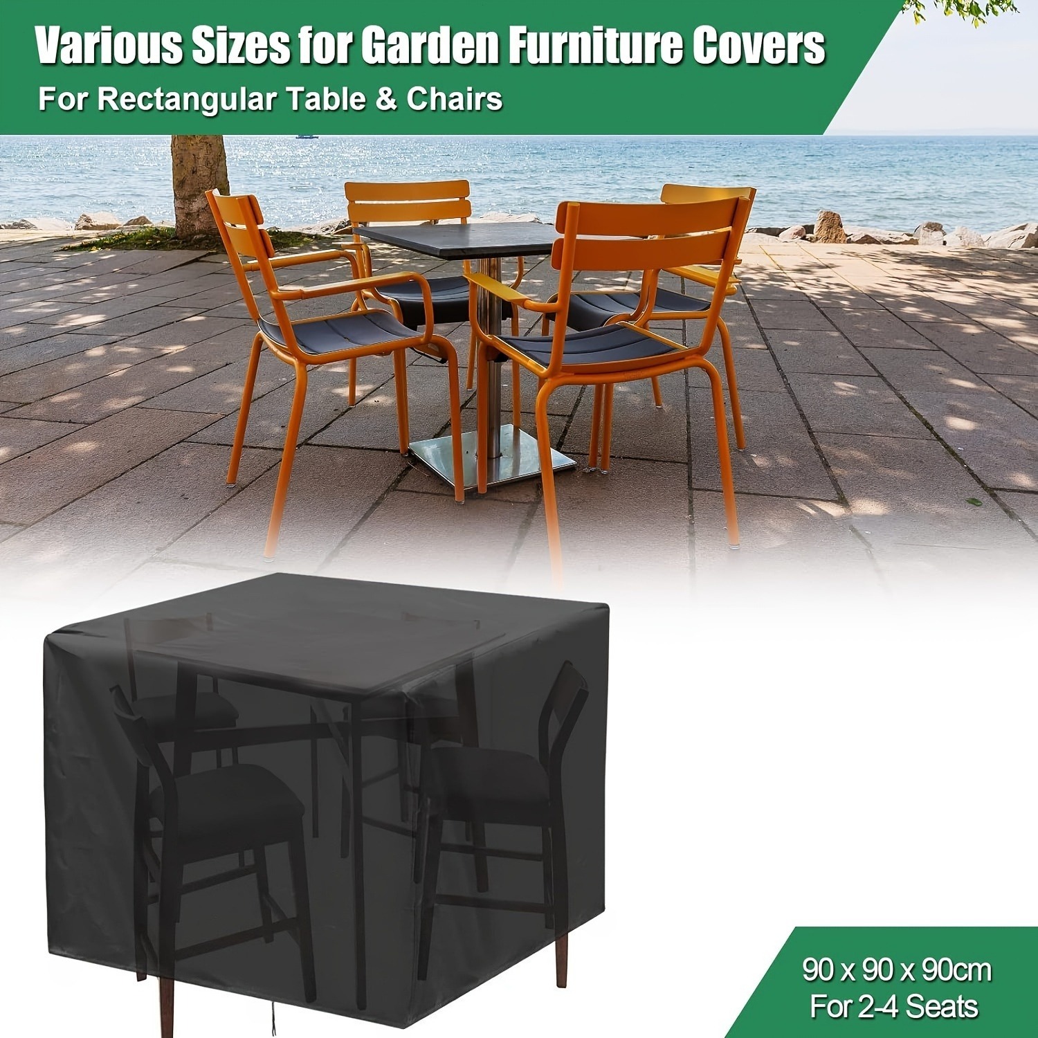 Outdoor Furniture Sofa - Robuuste 210D buitenmeubelhoes - waterdichte bescherming