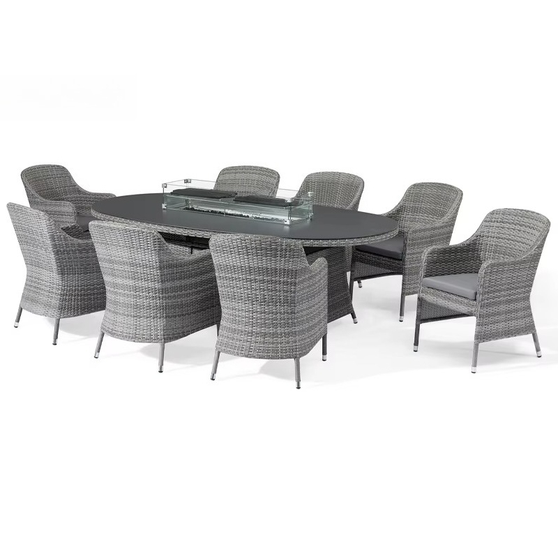 Tuinmeubelen vuurplaats rotan  - Outdoor Furniture With Fire Pit recensie en prijs