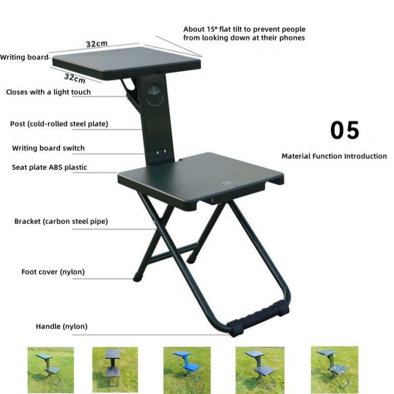 Draagbare opvouwbare schrijfst - Outdoor Furniture Green recensie en prijs