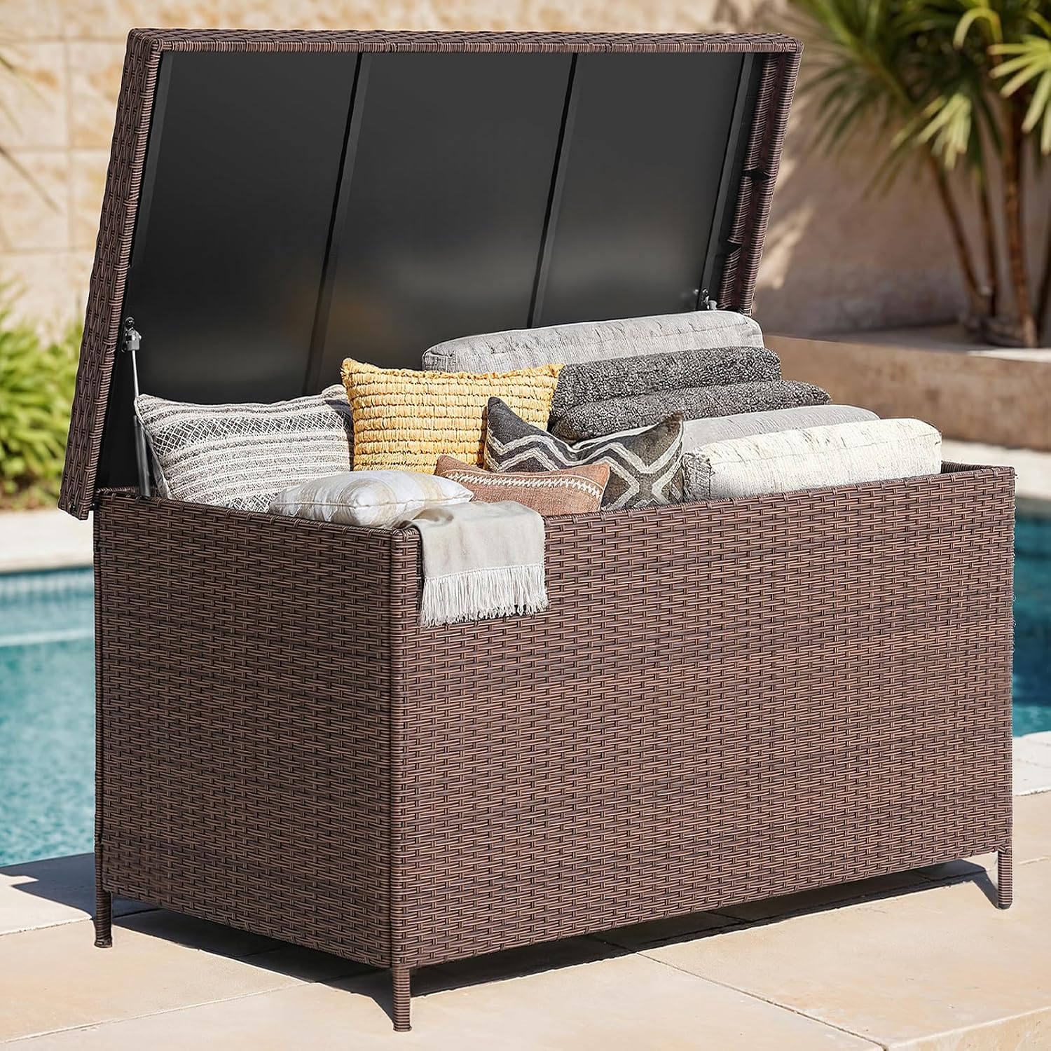 158 Gallon XL Resin Opbergbox  - Outdoor Furniture Xl recensie en prijs