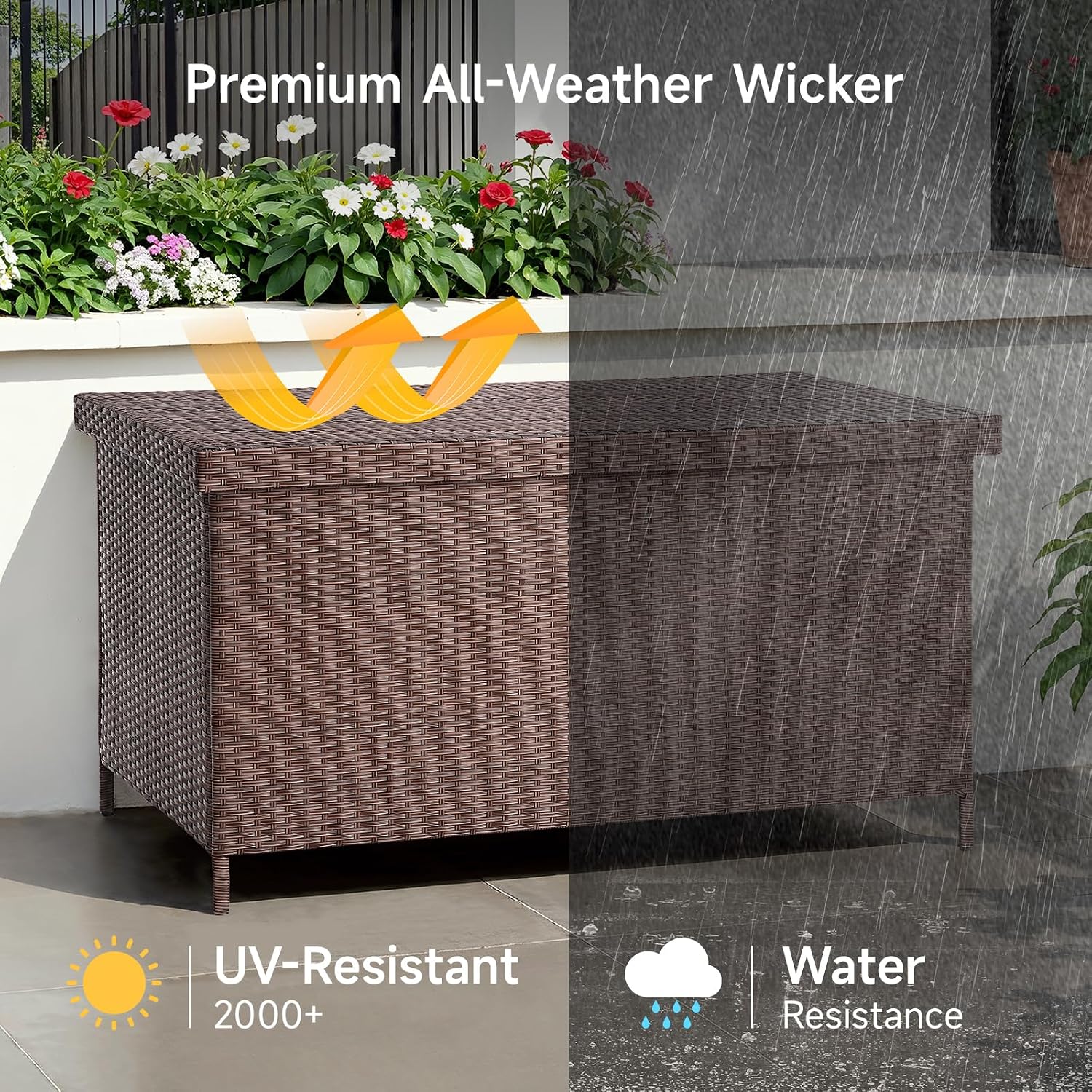 158 Gallon XL Resin Opbergbox  - Outdoor Furniture Xl recensie en prijs
