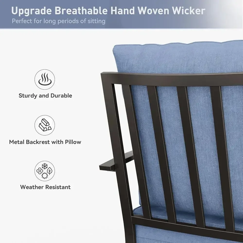 5-delige tuinmeubelset met ron - Outdoor Furniture With Fire Pit recensie en prijs