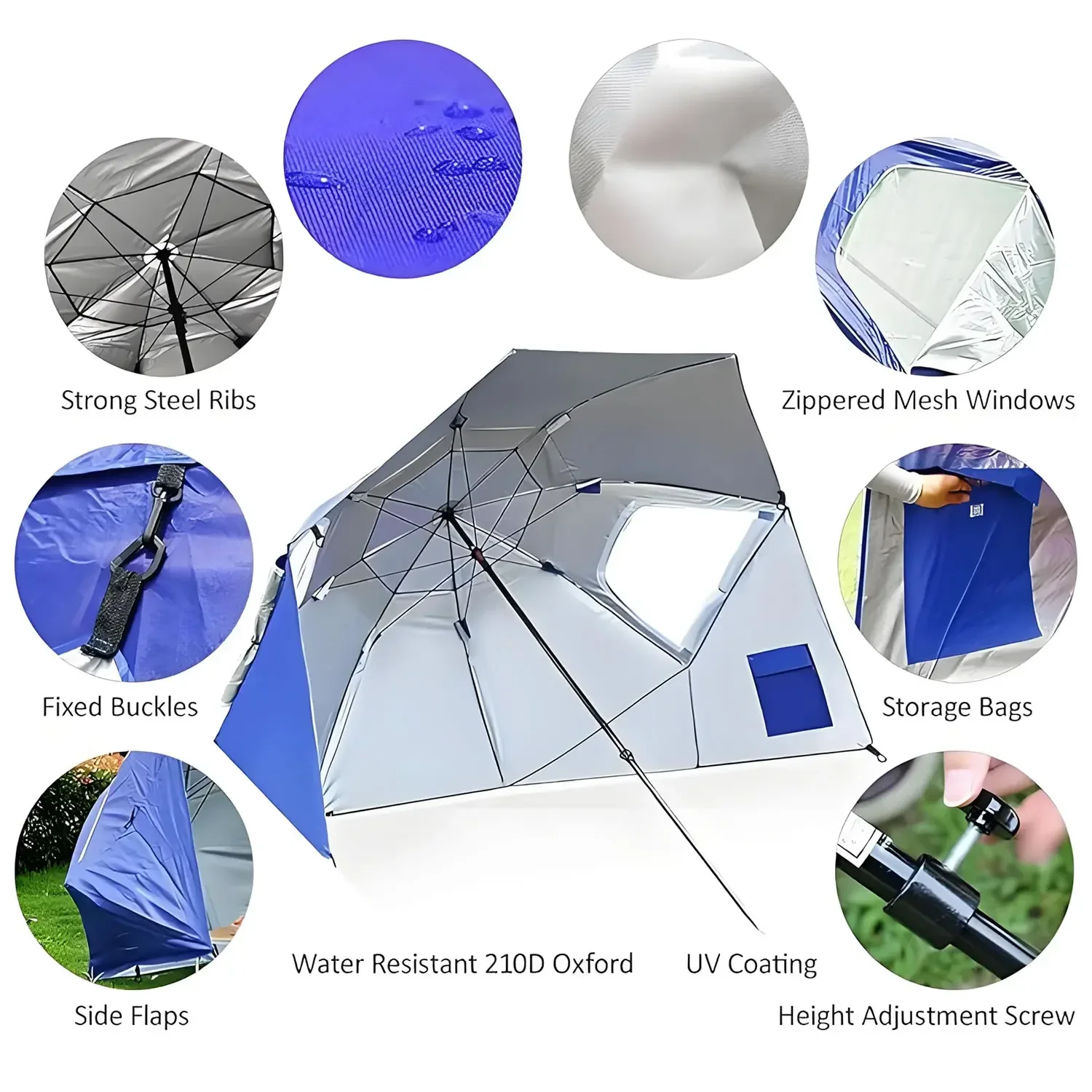 2 meter zonnescherm Sport-para - Outdoor Furniture Xl recensie en prijs