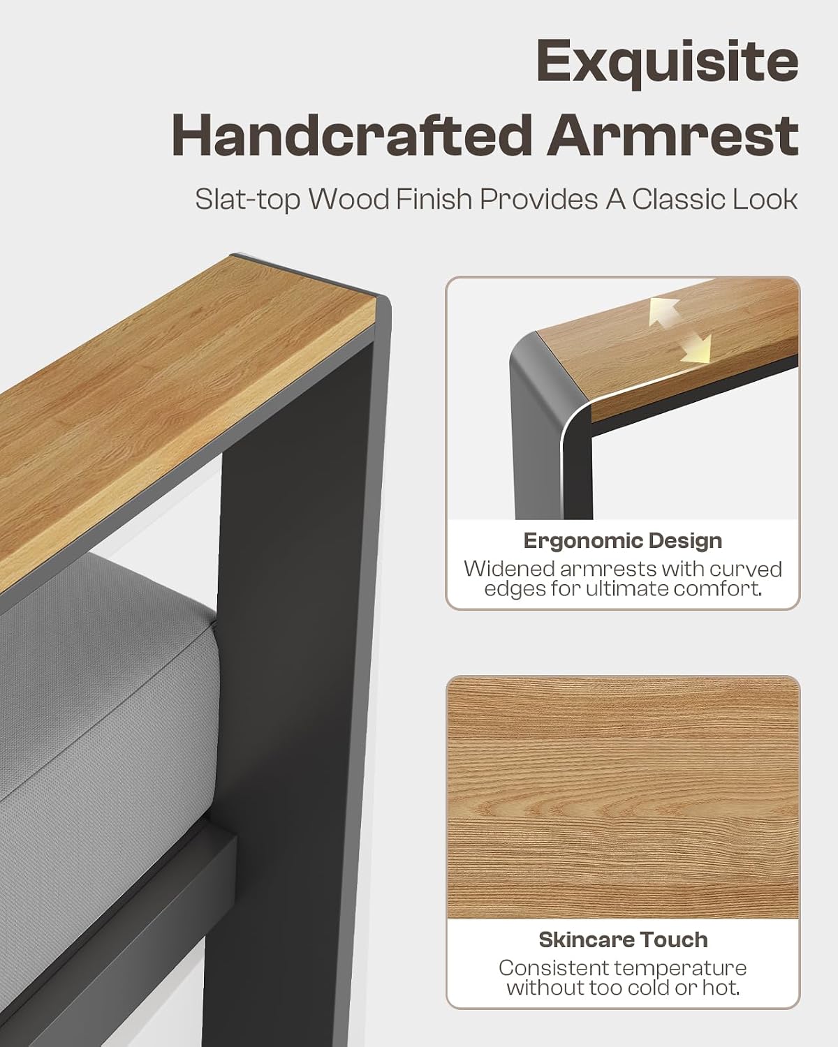 Aluminium buitenbank, all-weat - Outdoor Furniture Balcony recensie en prijs