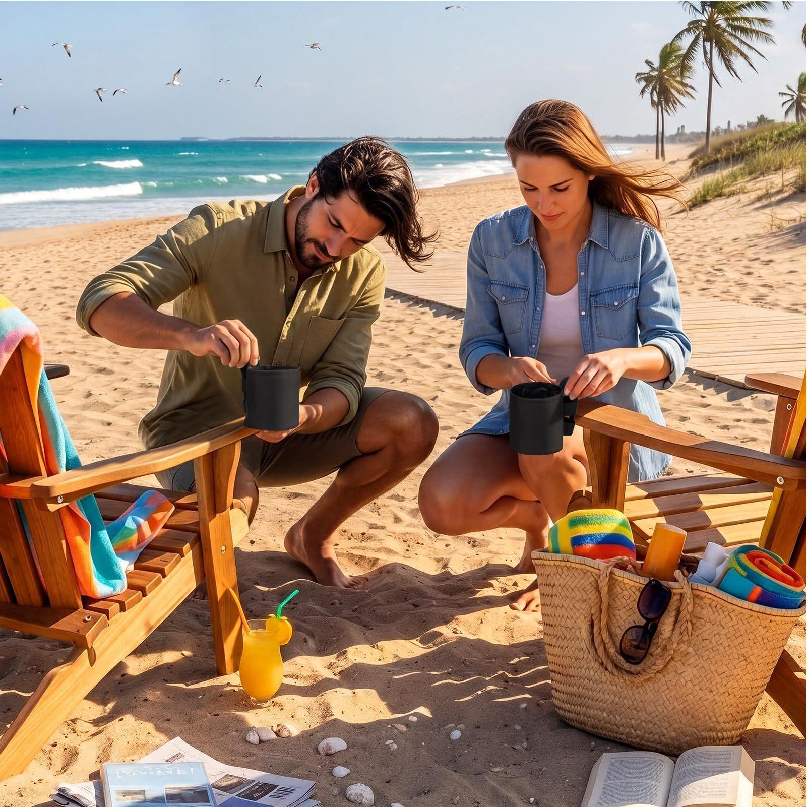 Strandstoel bekerhouder 600d O - Outdoor Furniture Costco recensie en prijs