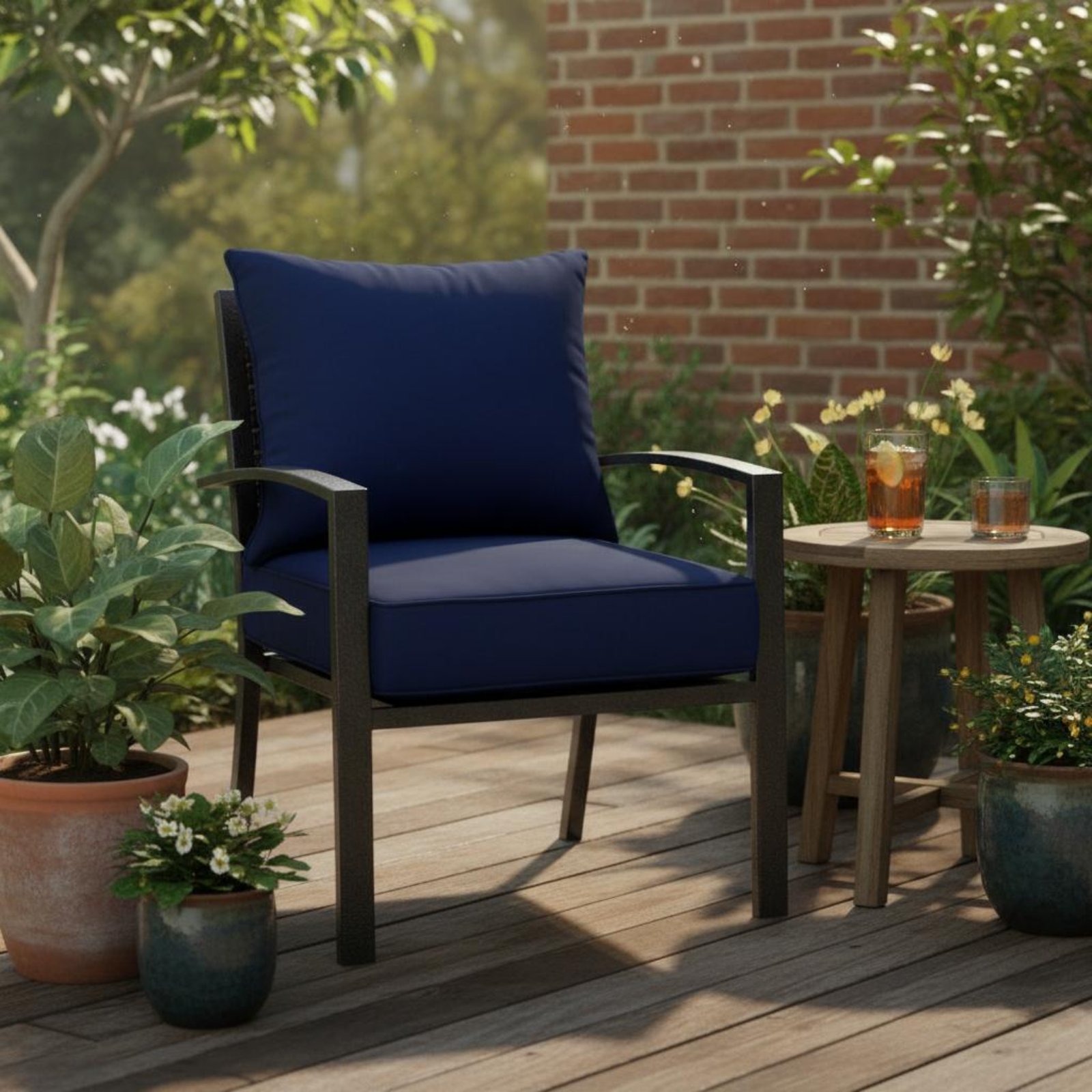 Tuinstoelkussen met verborgen  - Outdoor Furniture Fabric recensie en prijs