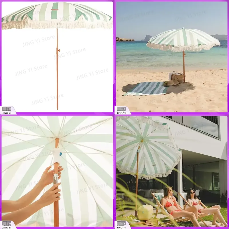 Draagbare groen-wit gestreepte - Outdoor Furniture Green recensie en prijs
